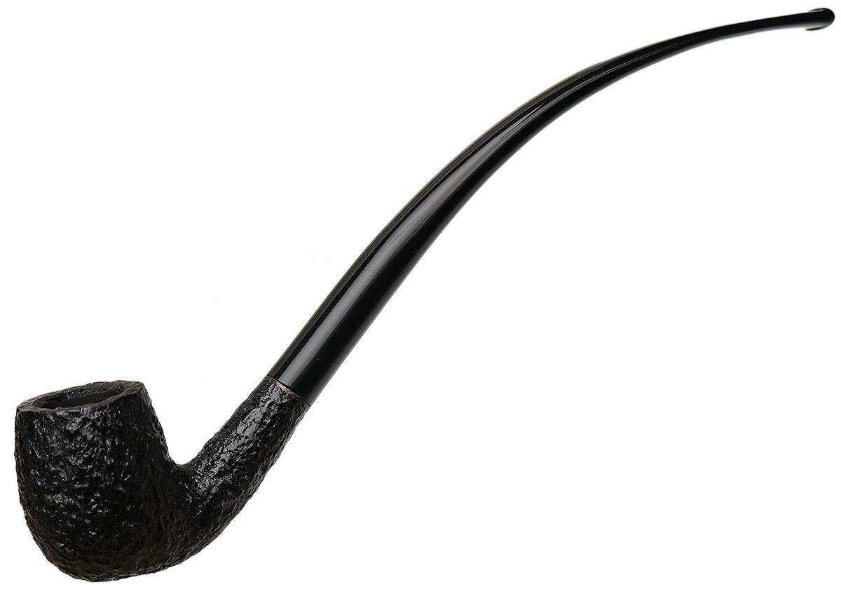 Savinelli: Churchwarden Black Rusticated (601) Tobacco Pipe