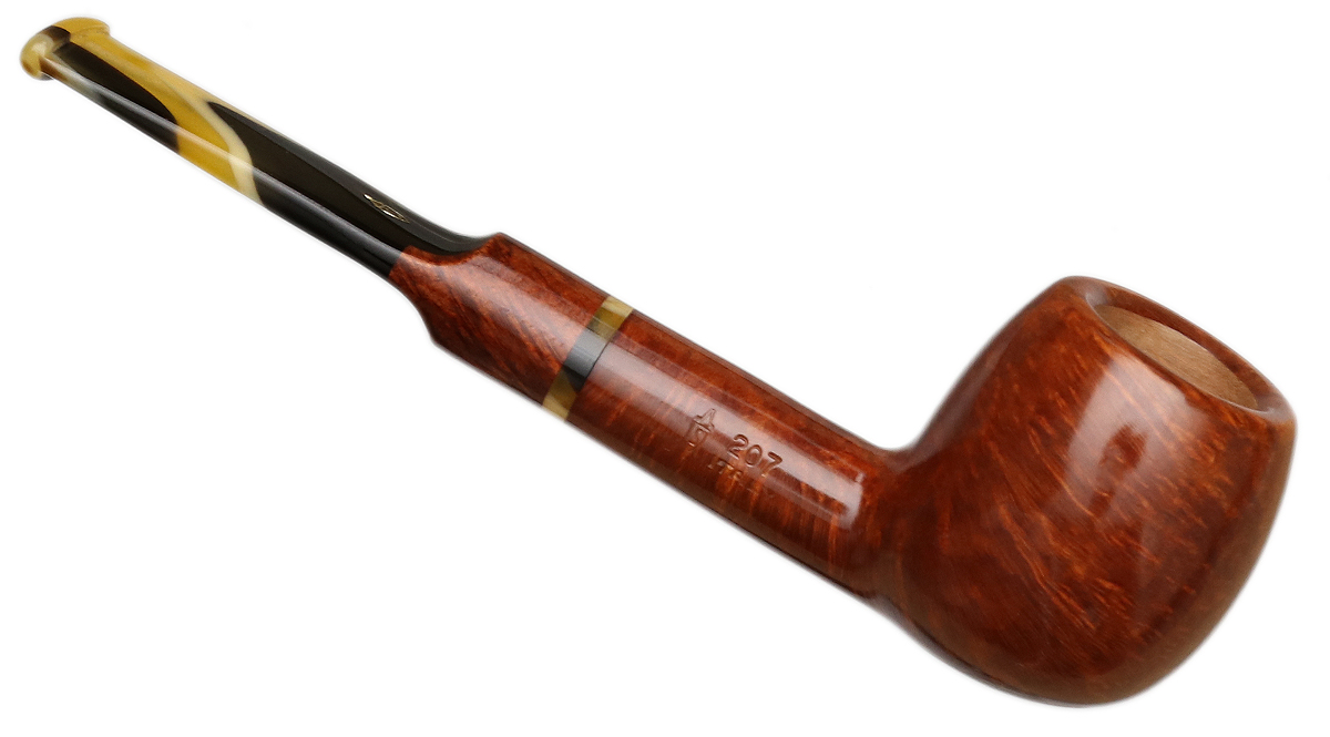 new tobacco pipe Mr.Brog Wincent Workshop Handmade no.31 Acacia Wood Dapper 9mm Fine Grain Olive