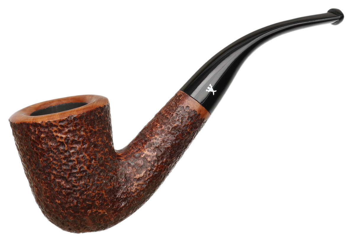 Hercules Rusticated (611 EX) Tobacco Pipe