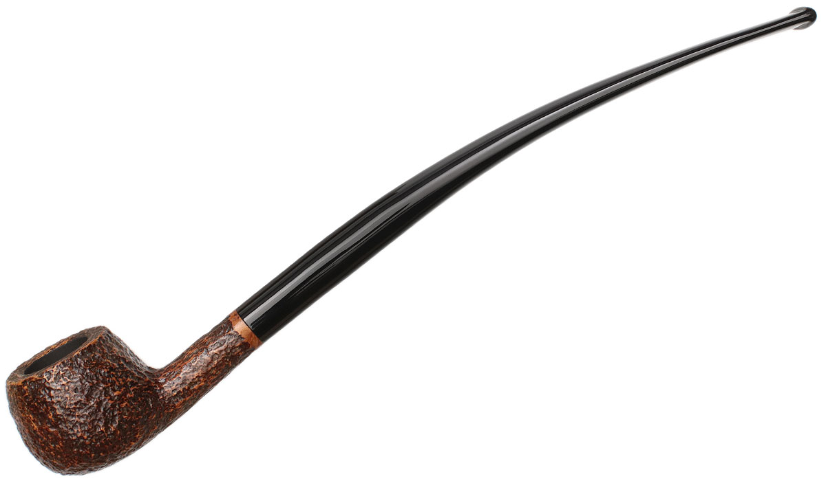 Savinelli: Churchwarden Brown Rusticated (313) Tobacco Pipe