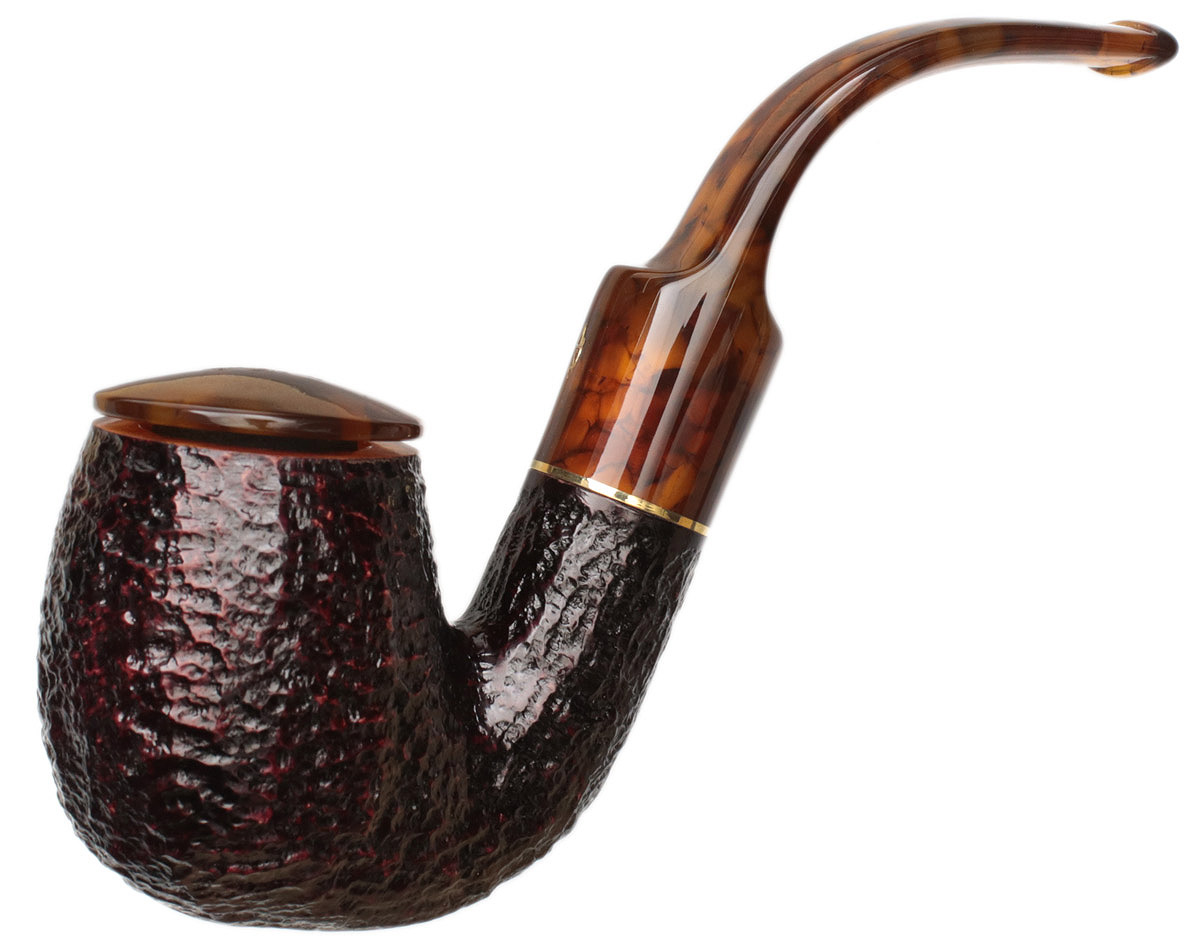 Savinelli: Tortuga Rusticated (614) (6mm) Tobacco Pipe