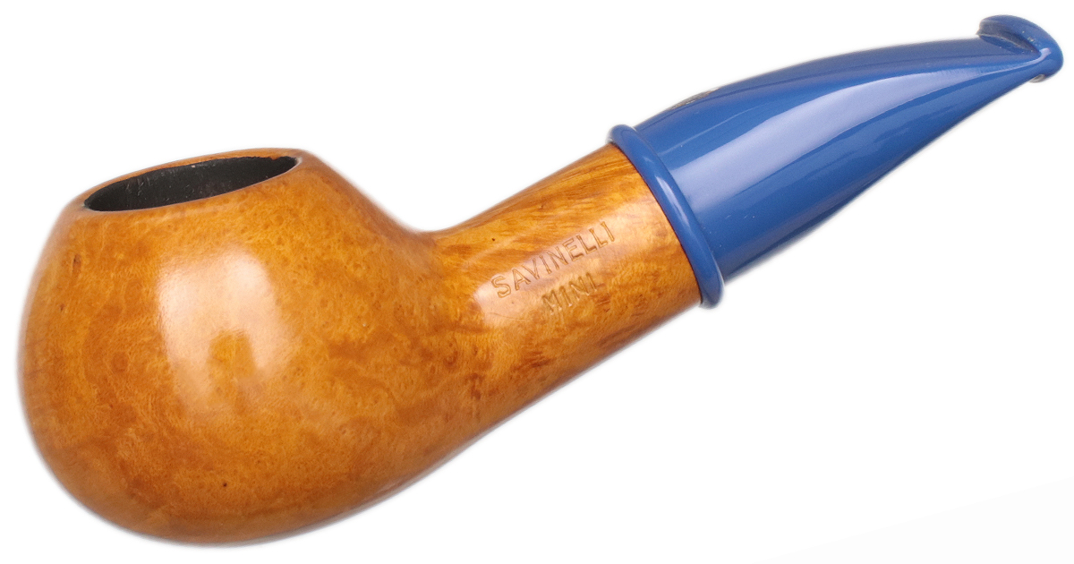 Savinelli Mini Smooth Blue Stem (321) (6mm)
