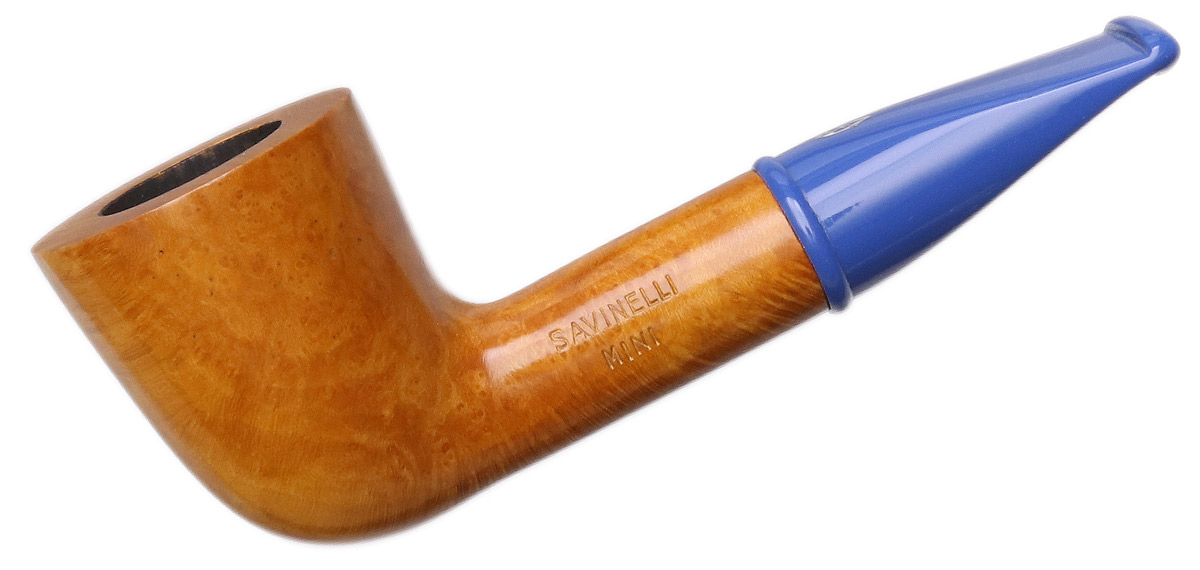 Savinelli Mini Smooth Blue Stem (409) (6mm)