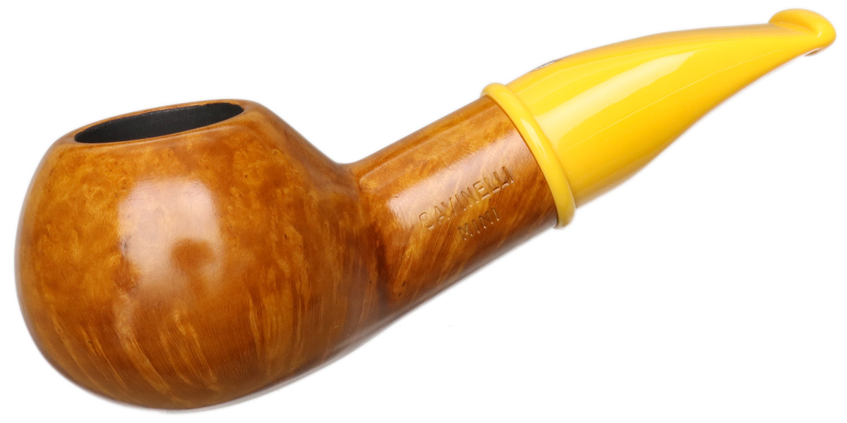 Savinelli Mini Smooth Yellow Stem (321) (6mm)