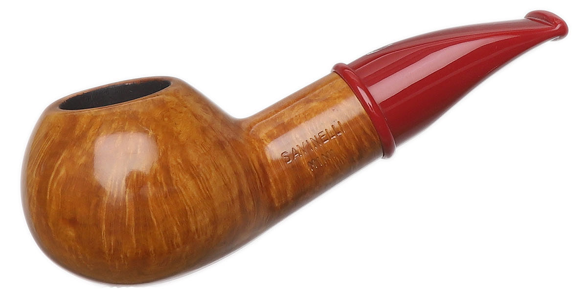 Savinelli Mini Smooth Red Stem (321) (6mm)