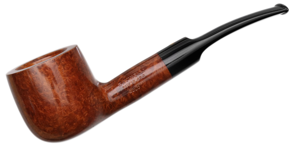 Savinelli Punto Oro Gold Smooth (122) (6mm)