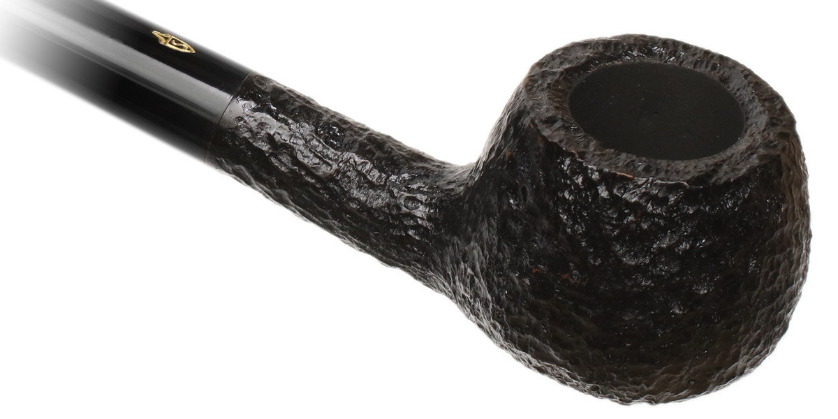Savinelli Churchwarden Black Rusticated (313)