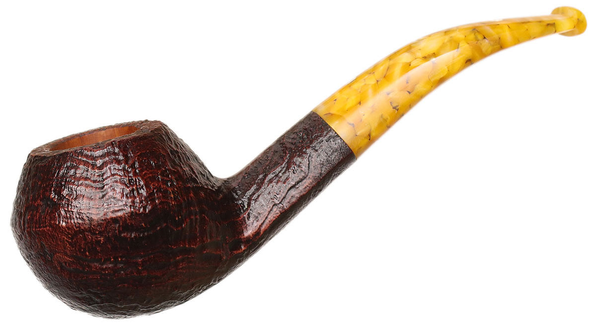 Savinelli: Punto Oro Gold Limited Edition Sandblasted Miele Stem