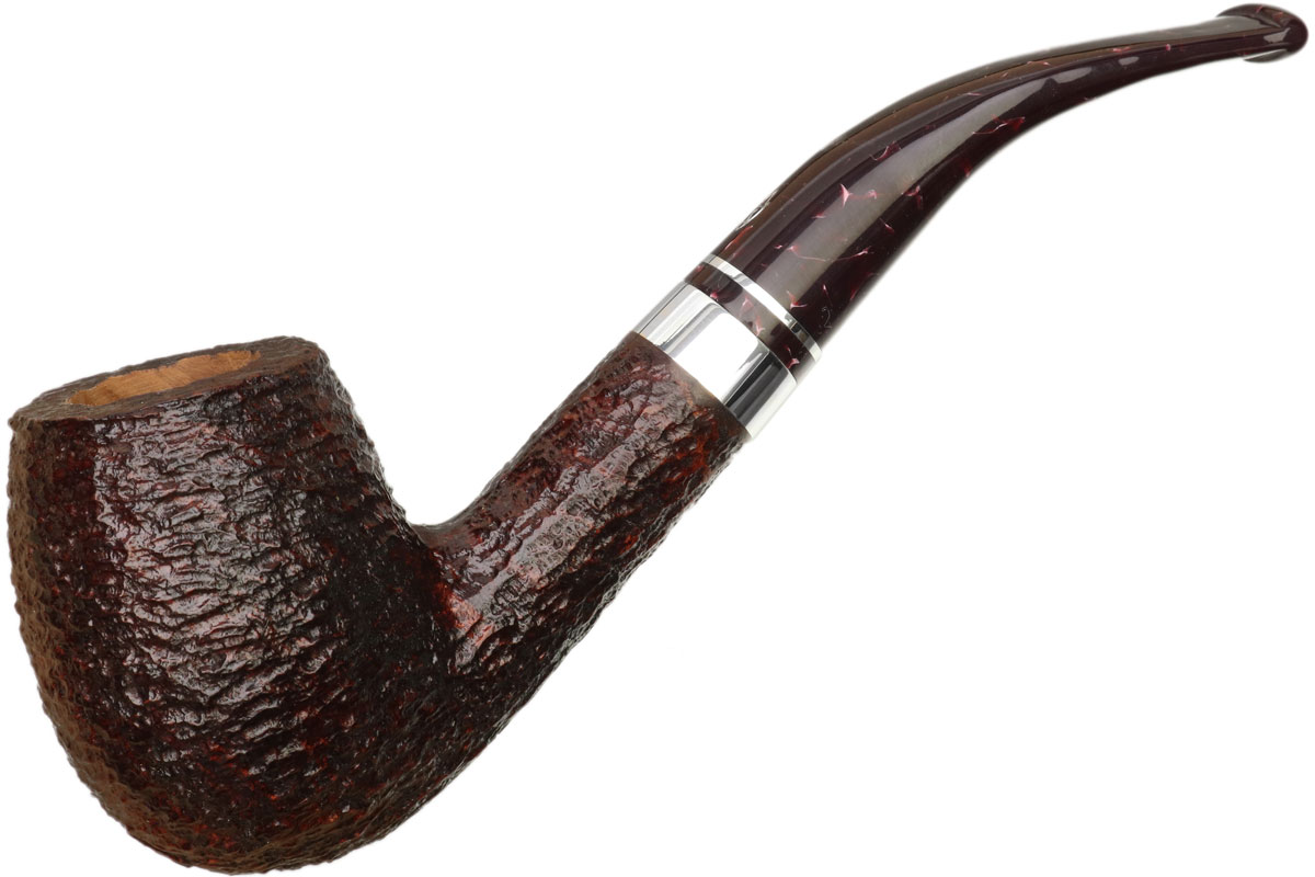 Bacco Rusticated Dark Brown (670 KS) (6mm) Tobacco Pipe