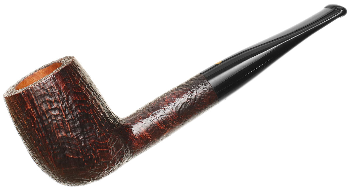 Savinelli: Punto Oro Gold Sandblasted (128) (6mm) Tobacco Pipe