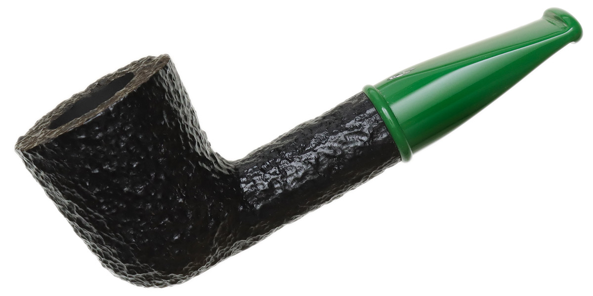 Savinelli Mini Rusticated Green Stem (409) (6mm)
