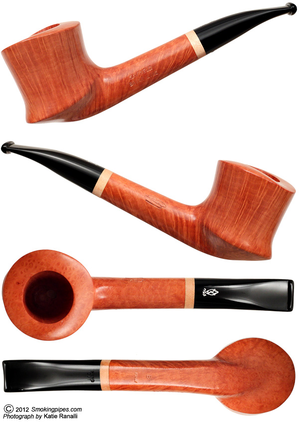 Savinelli Briar Line Smooth Bent Pot (B) (6mm)