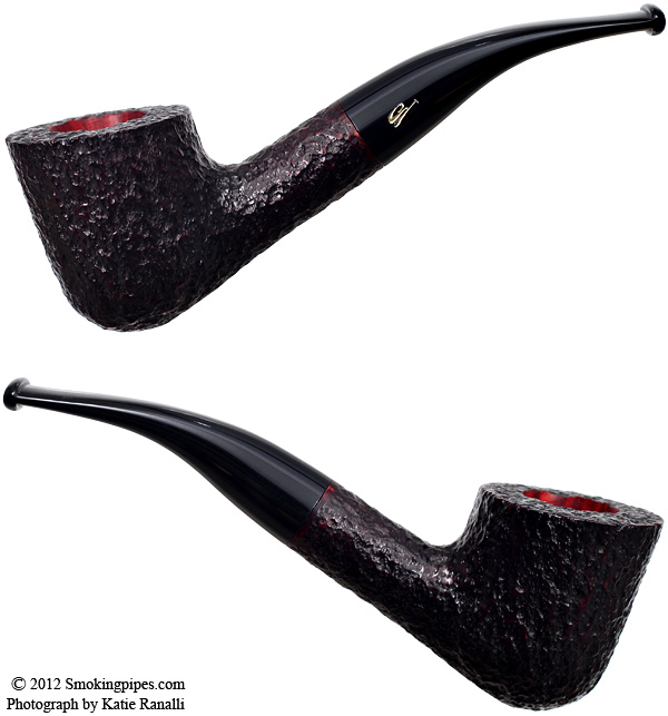 Savinelli Sigla Rusticated Bent Pot (6mm)