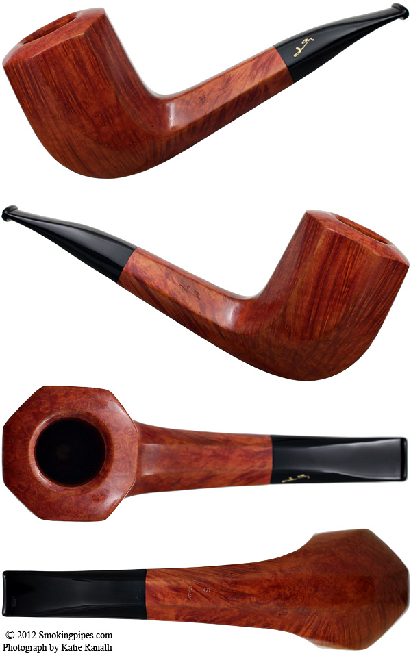 Savinelli Autograph Autograph Smooth Paneled Bent Billiard (5) (6mm ...