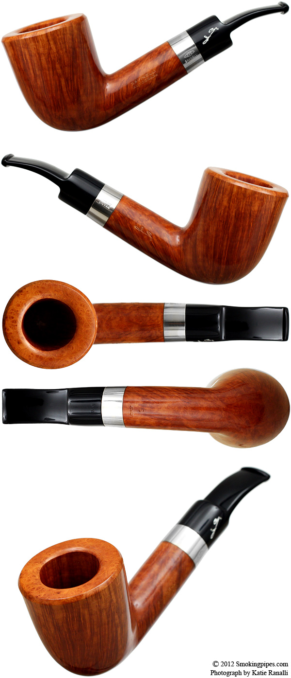 Savinelli Autograph Smooth Bent Dublin with Silver (6) (6mm)