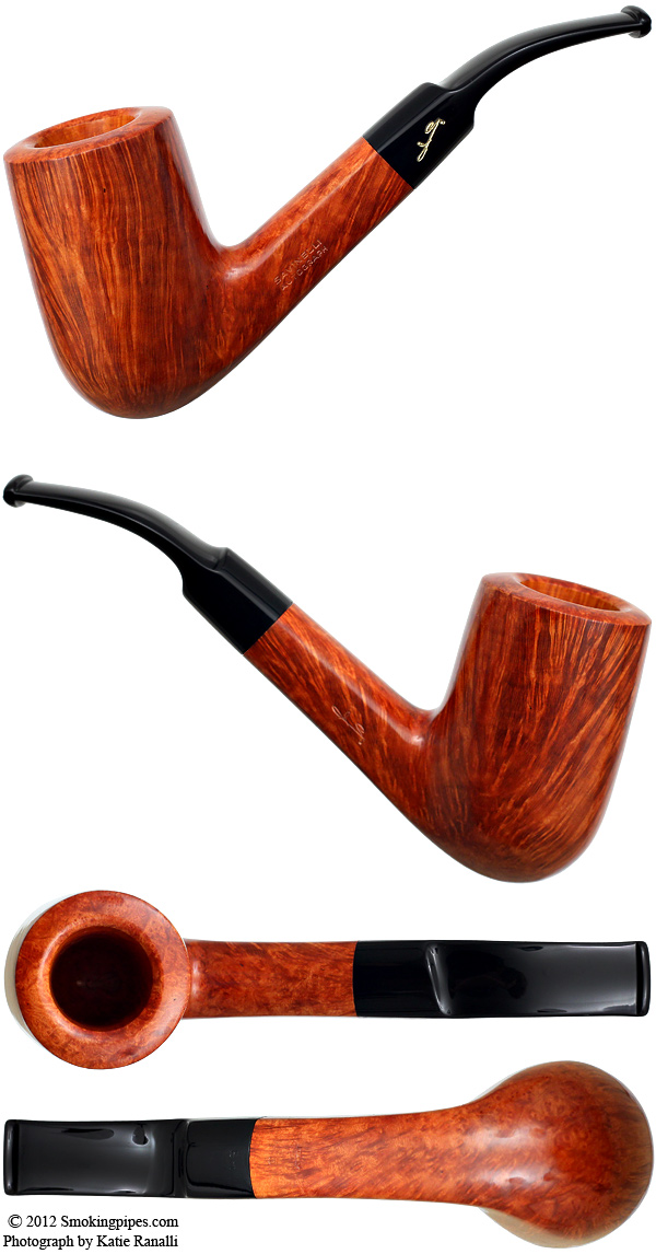 Savinelli Autograph Smooth Bent Billiard (5) (6mm)
