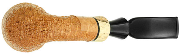 Mark Tinsky Tan Sandblasted Bent Dublin with Spalted Maple (B) (One Star)