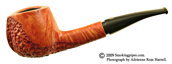 Winslow Crown Partially Rusticated Bent Brandy (Viking)