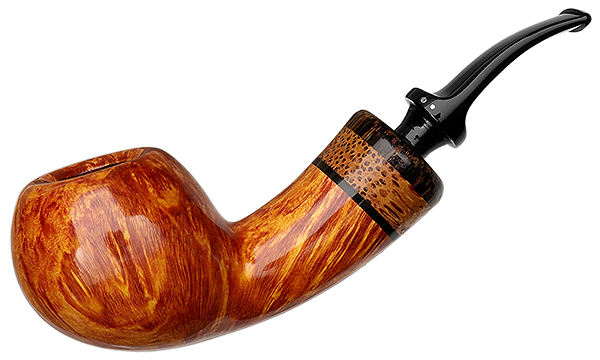 Winslow Smooth Bent Apple with Black Palm (D)