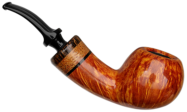 Winslow Smooth Bent Apple with Black Palm (D)