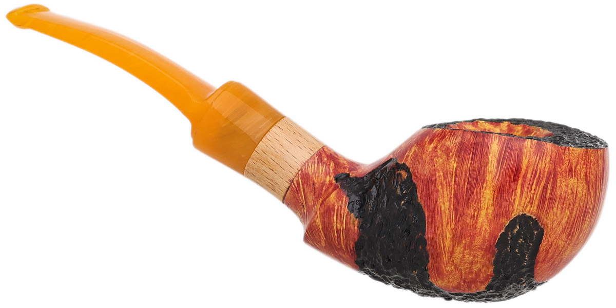 Winslow Partially Rusticated Bent Pot (EG) (9mm)