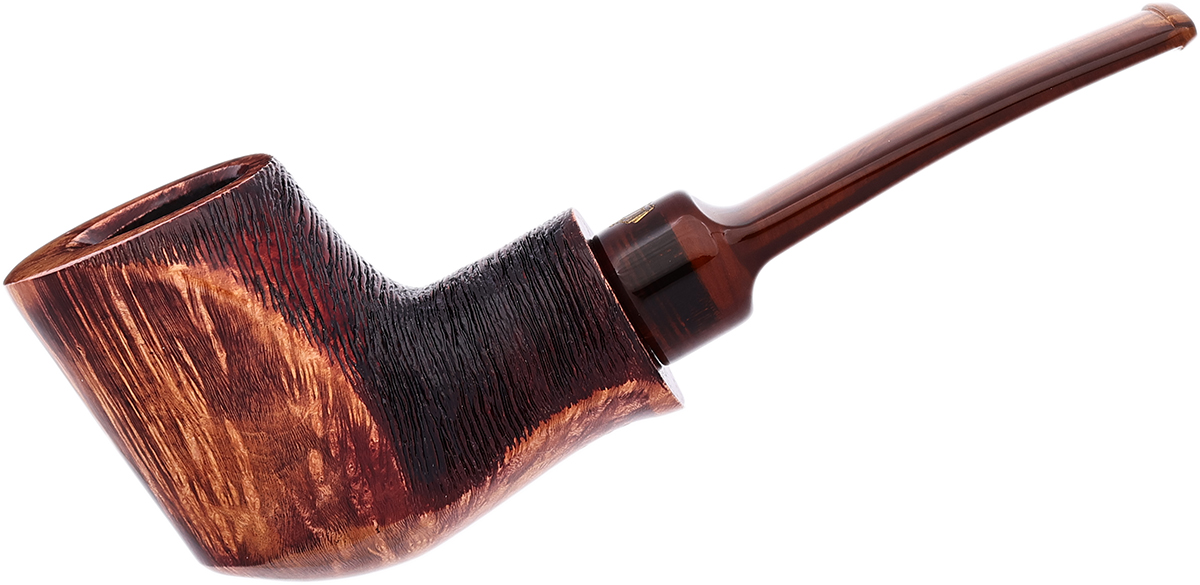 Winslow Crown Partially Rusticated Bent Billiard (Viking) (9mm)