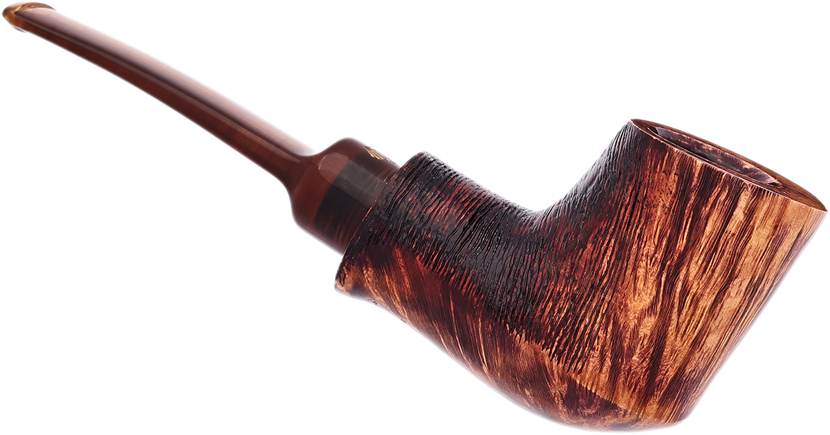 Winslow Crown Partially Rusticated Bent Billiard (Viking) (9mm)