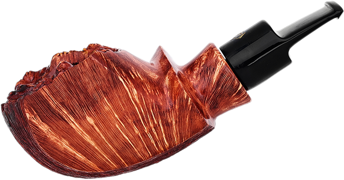 Winslow Crown Partially Rusticated Paneled Bent Apple (Viking) (9mm)