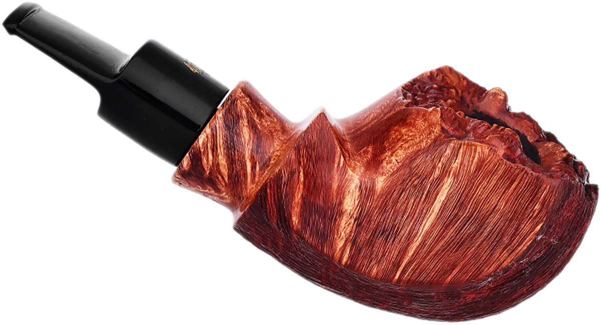 Winslow Crown Partially Rusticated Paneled Bent Apple (Viking) (9mm)