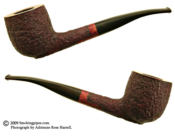 Randy Wiley Galleon Rusticated Bent Billiard (33)