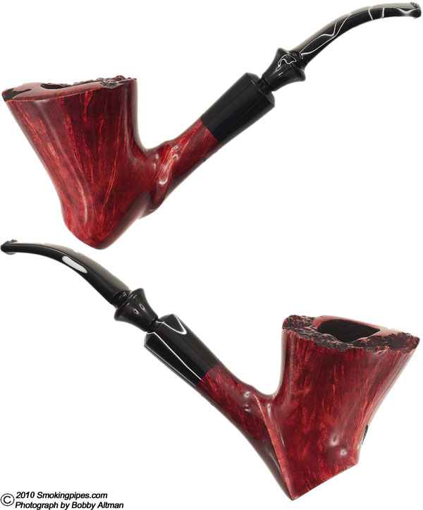 Randy Wiley Feather Carved Smooth Drunken Freehand Sitter (55)