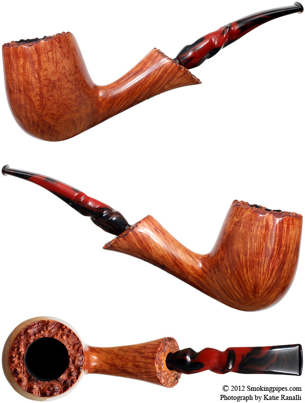 Randy Wiley Patina Bent Billiard (77)