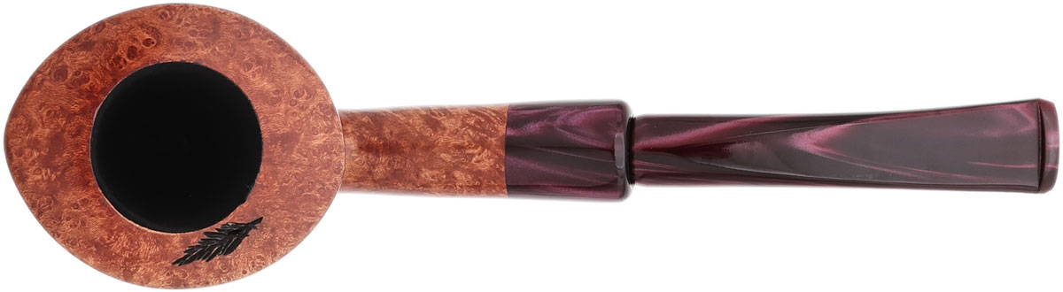 Randy Wiley Feather Carved Bent Pot (77)