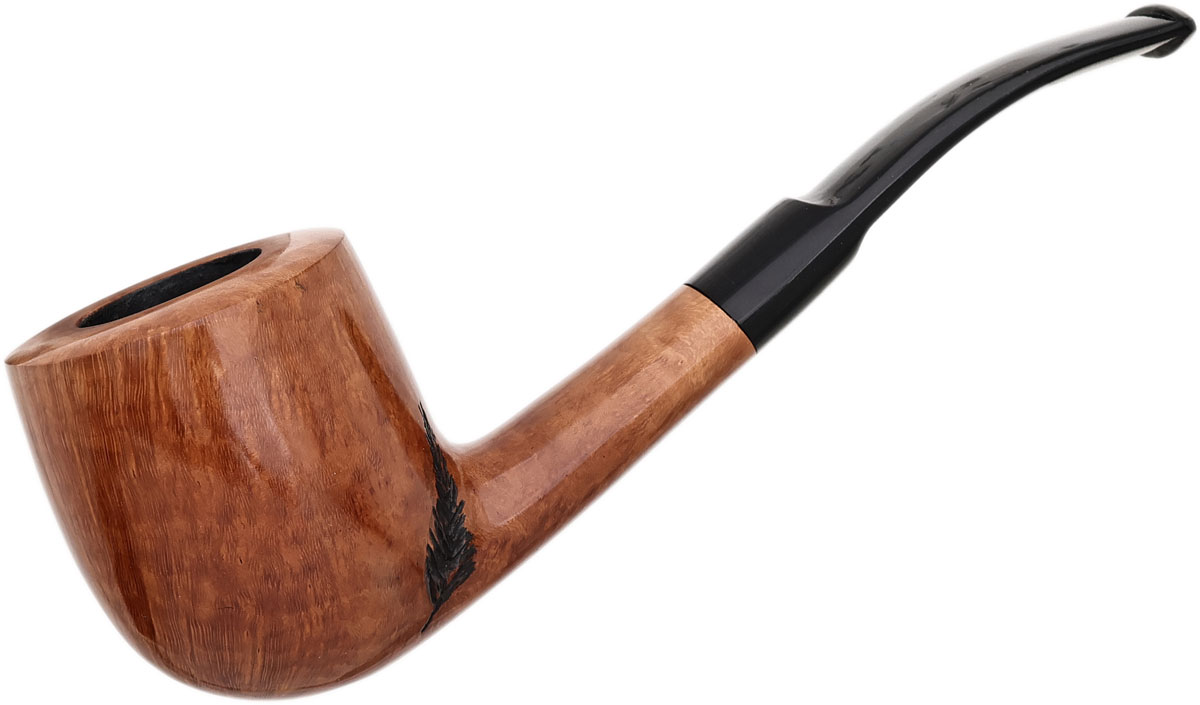 Randy Wiley Feather Carved Bent Pot (77)
