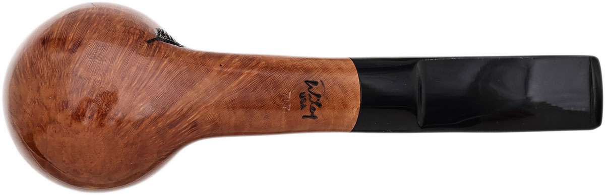 Randy Wiley Feather Carved Bent Pot (77)