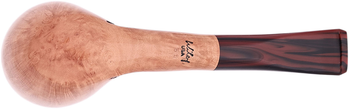 Randy Wiley Partially Rusticated Bent Billiard (55)