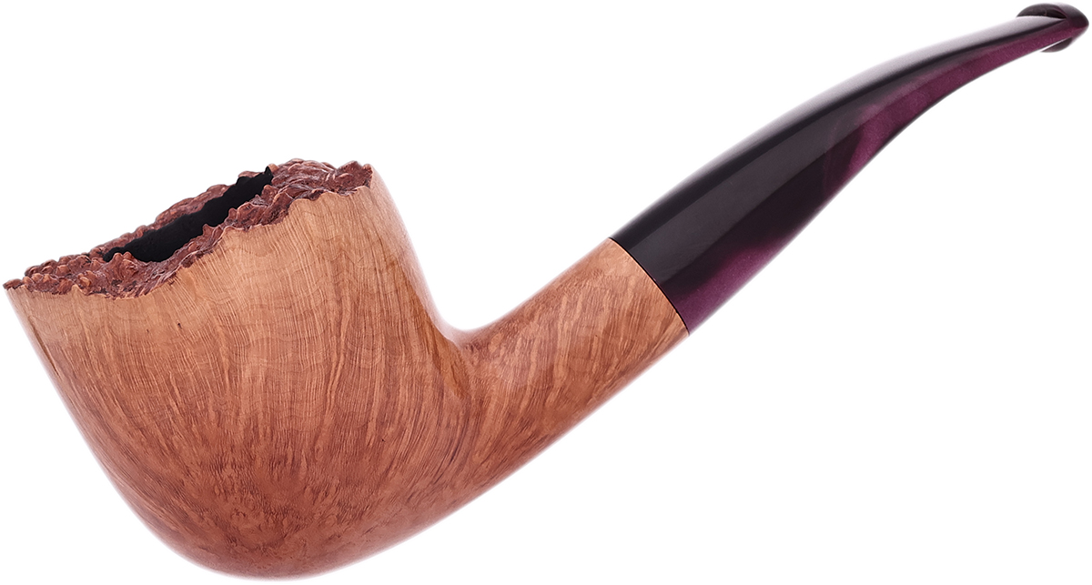 Randy Wiley Feather Carved Bent Pot (77)