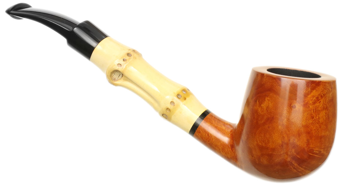Tsuge Smooth Bent Billiard with Bamboo