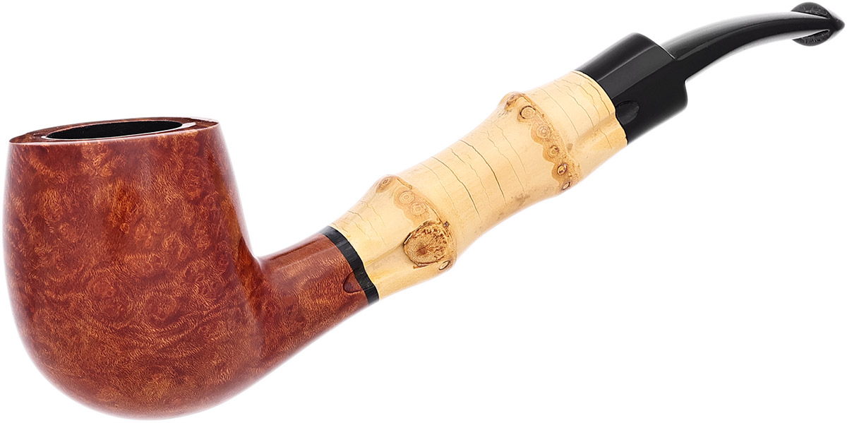 Tsuge Smooth Bent Billiard with Bamboo