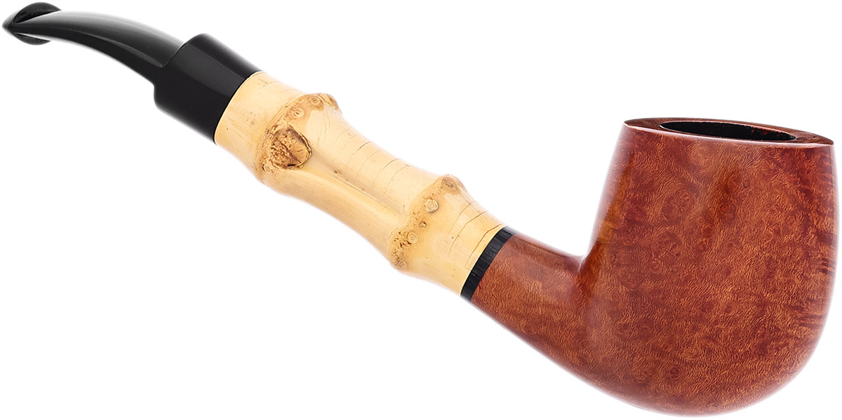 Tsuge Smooth Bent Billiard with Bamboo