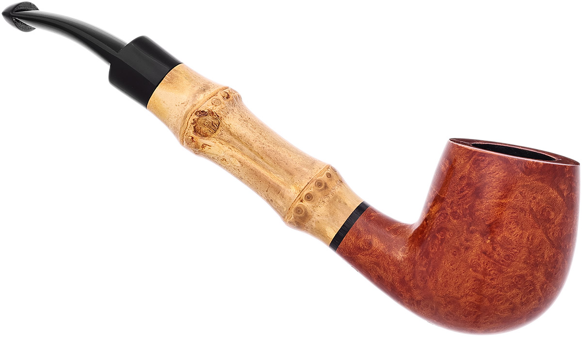Tsuge Smooth Bent Billiard with Bamboo