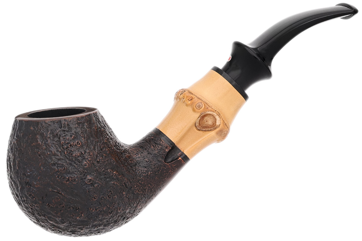 Tsuge Sandblasted Bent Egg with Bamboo (363) (9mm)