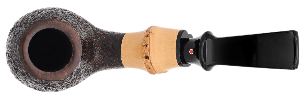 Tsuge Sandblasted Bent Egg with Bamboo (363) (9mm)