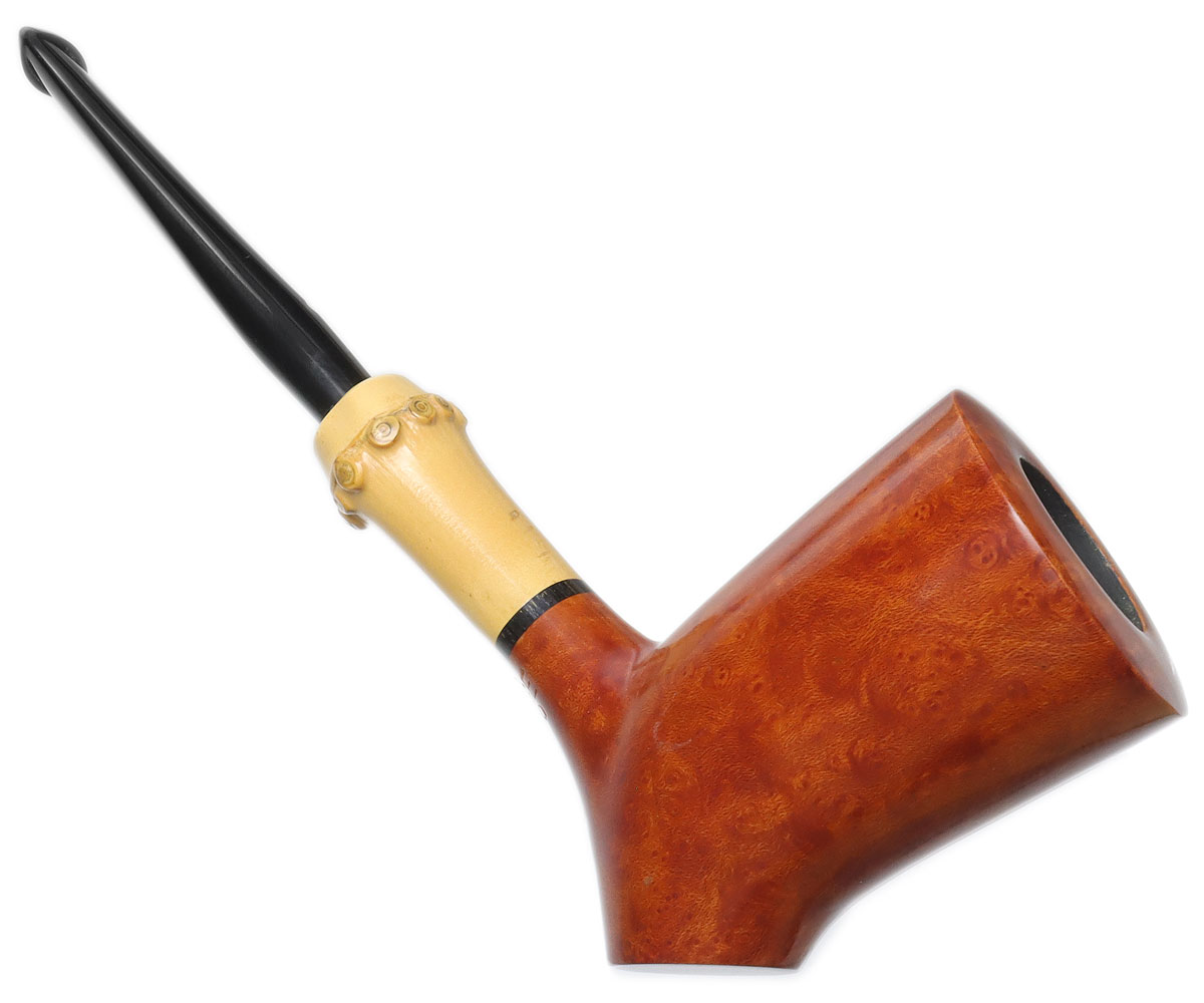Tokyo Smooth Cherrywood with Bamboo (553) Tobacco Pipe