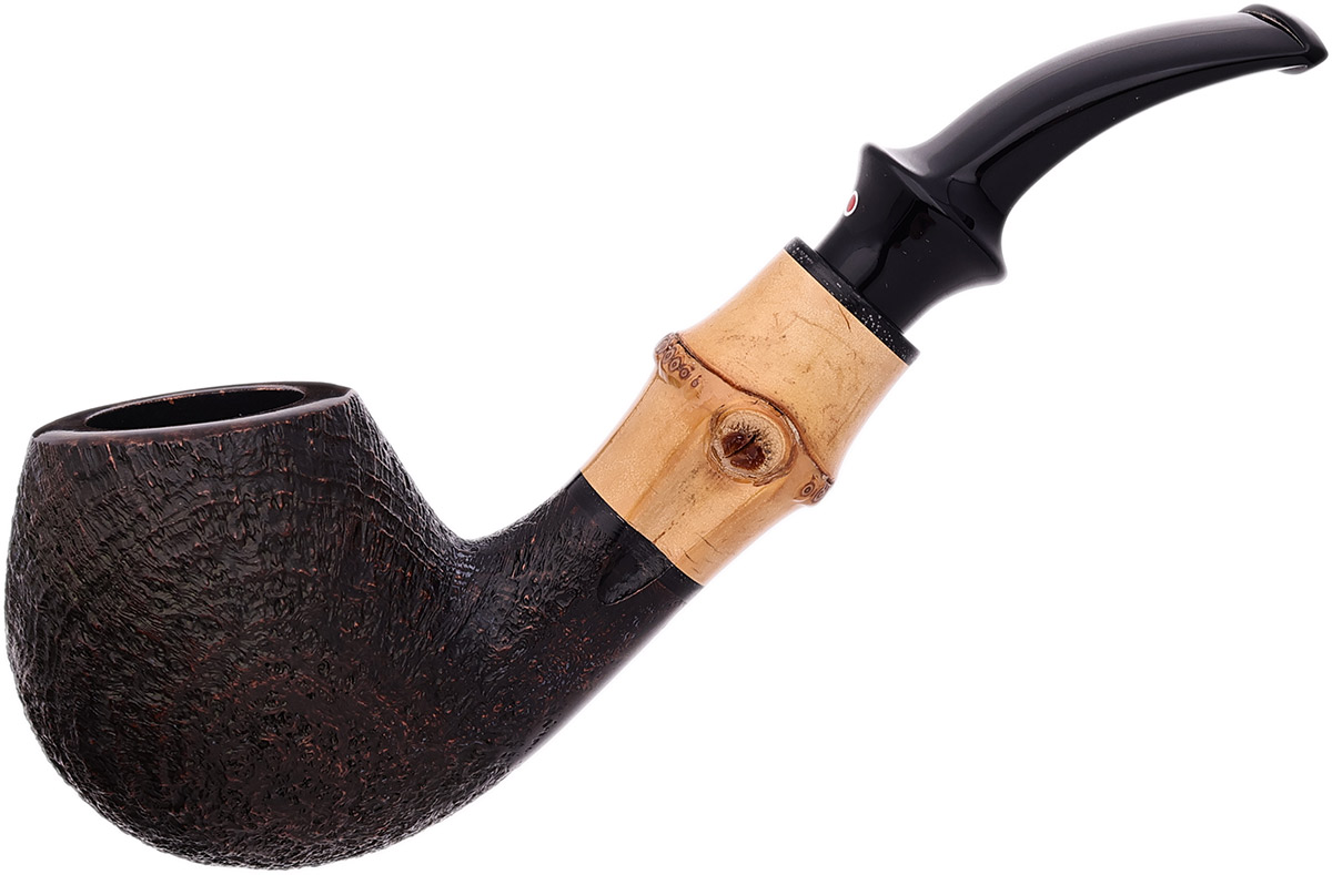 Tsuge Sandblasted Bent Egg with Bamboo (363) (9mm)