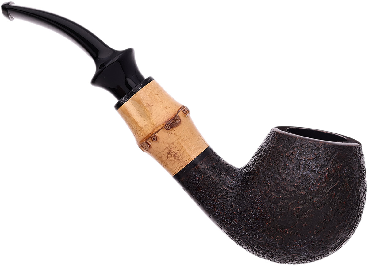 Tsuge Sandblasted Bent Egg with Bamboo (363) (9mm)