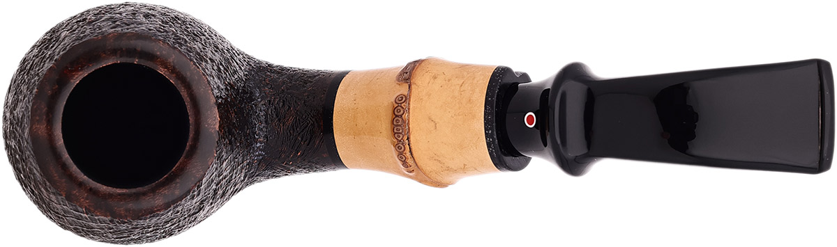 Tsuge Sandblasted Bent Egg with Bamboo (363) (9mm)