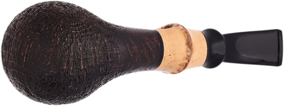 Tsuge Sandblasted Bent Egg with Bamboo (363) (9mm)