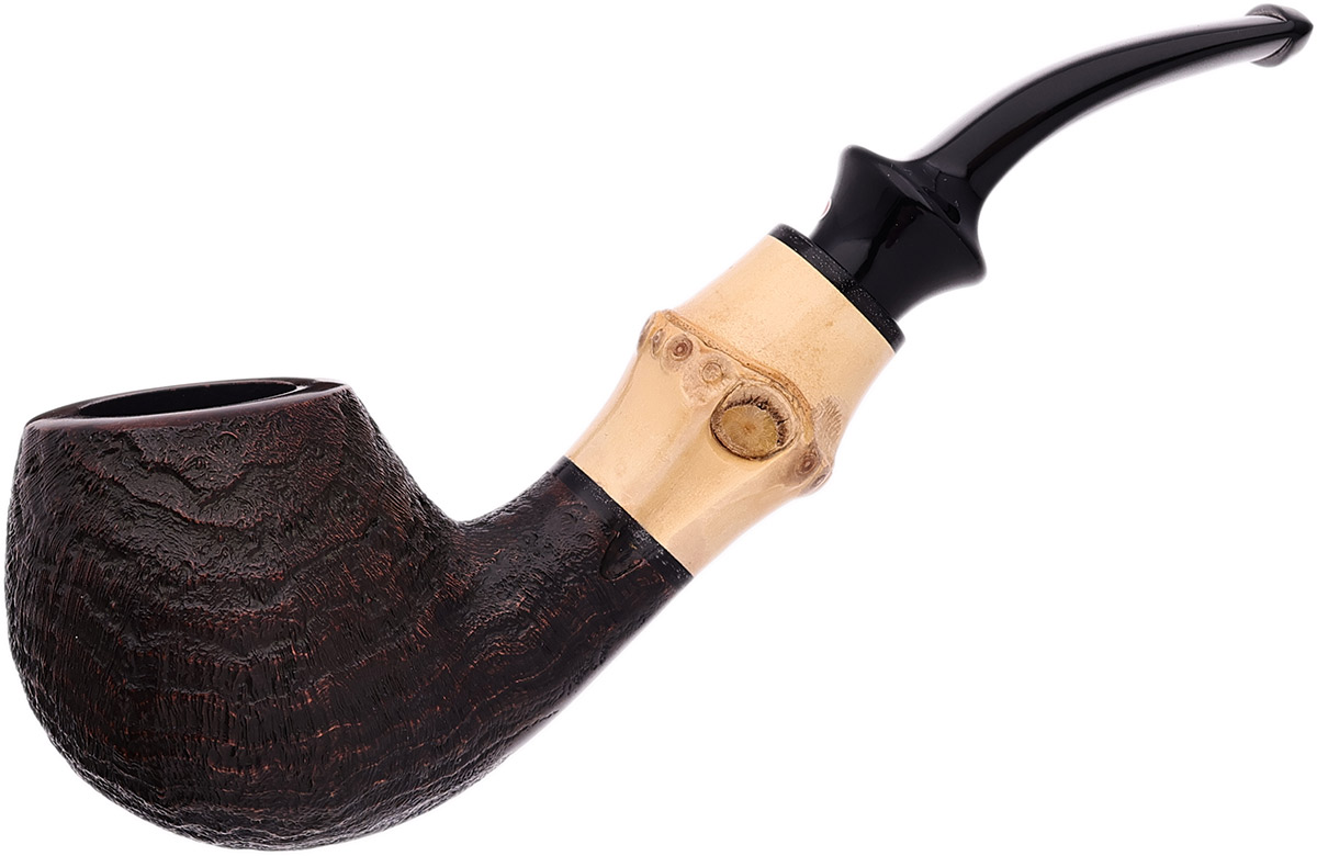 Tsuge Sandblasted Bent Egg with Bamboo (363) (9mm)