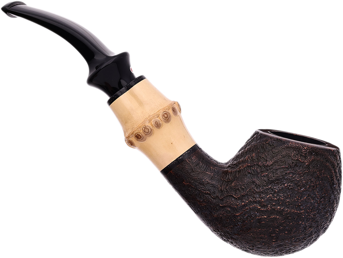 Tsuge Sandblasted Bent Egg with Bamboo (363) (9mm)